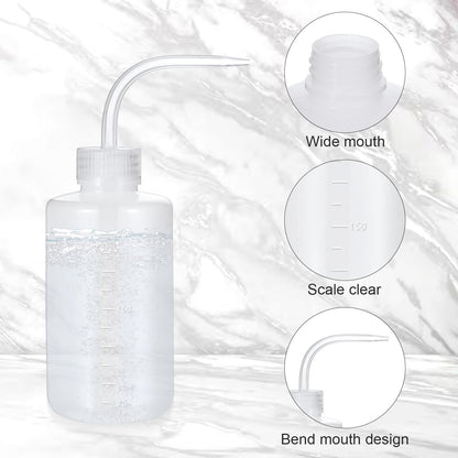12 Pcs 250ml Plastic Safety Wash Bottles, 8oz, Multipurpose: Watering Plants, Cleaning Tools, Labware, Experiments Ustils