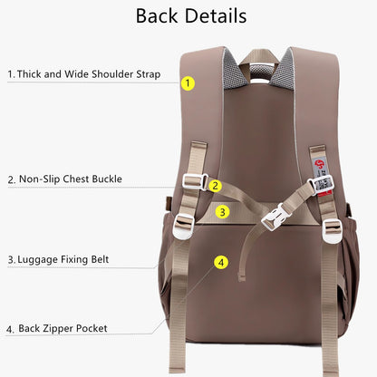 OKKID middle school backpack for girls cool school bags bookbag for teen girl big student laptop backpack kids travel daypack