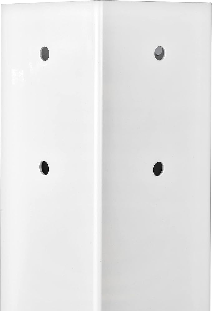Mail Boss 7125 In-Ground Mounting Post, Alpine White Mailbox