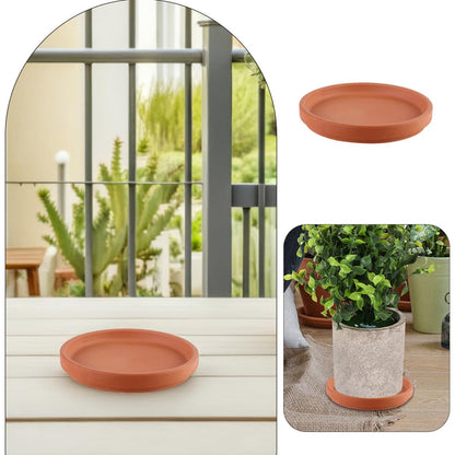 Gatuida 5pcs Plant Saucer Drip Tray, Pottery Plant Saucers for Indoor Outdoor Use, Flower Water Trays Pot Holders for Floor Protection