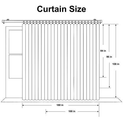 Room Divider Curtains Flexible Ceiling Tracks set,Blackout Ceiling Track Curtain for Sliding Glass Door Living Room Bedroom,Ceilings Curtain Rod Privacy Divider Panel W100xH84 Black Drape&White rail