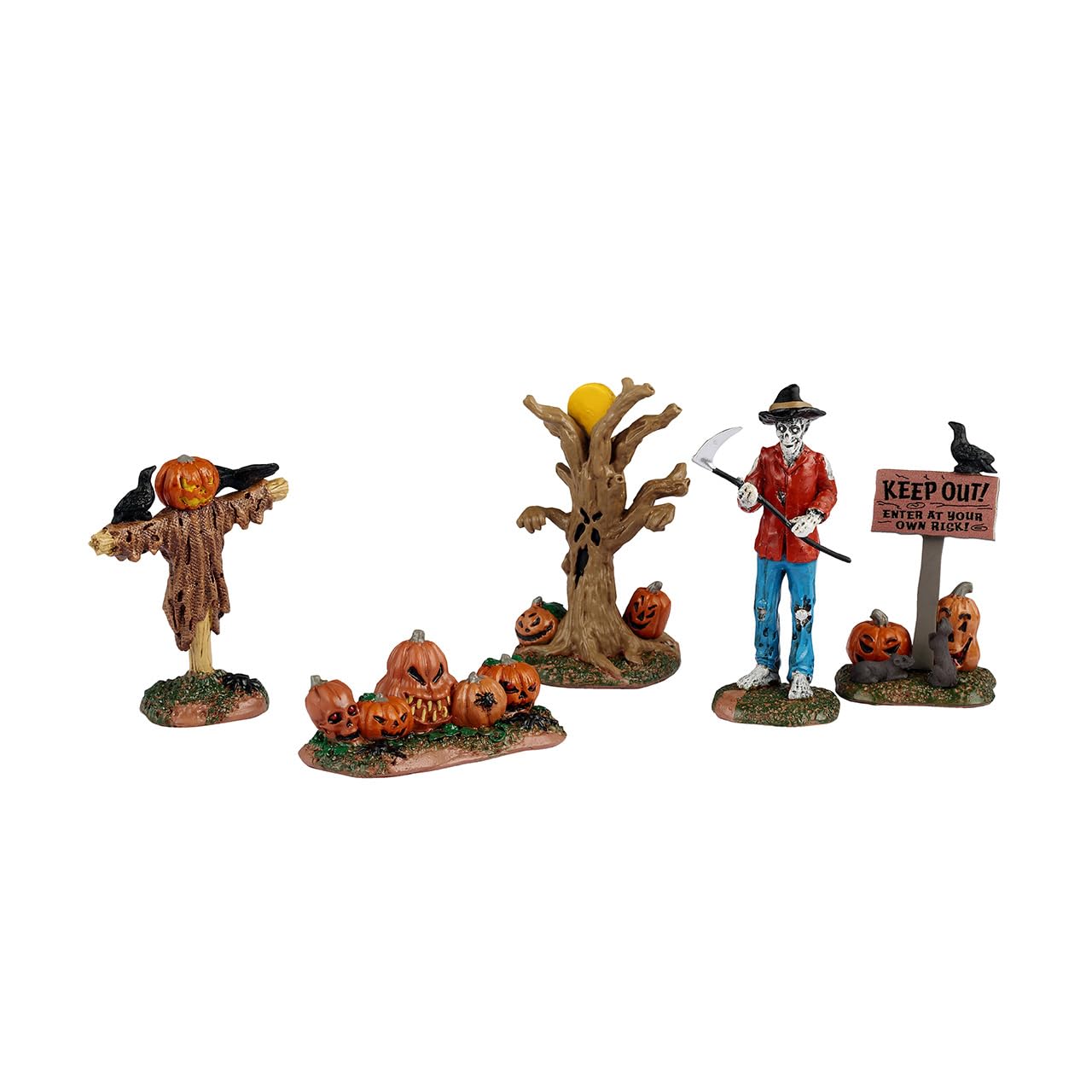 Lemax Creepy Pumpkin Patch, Set of 5, Figurines, #52513