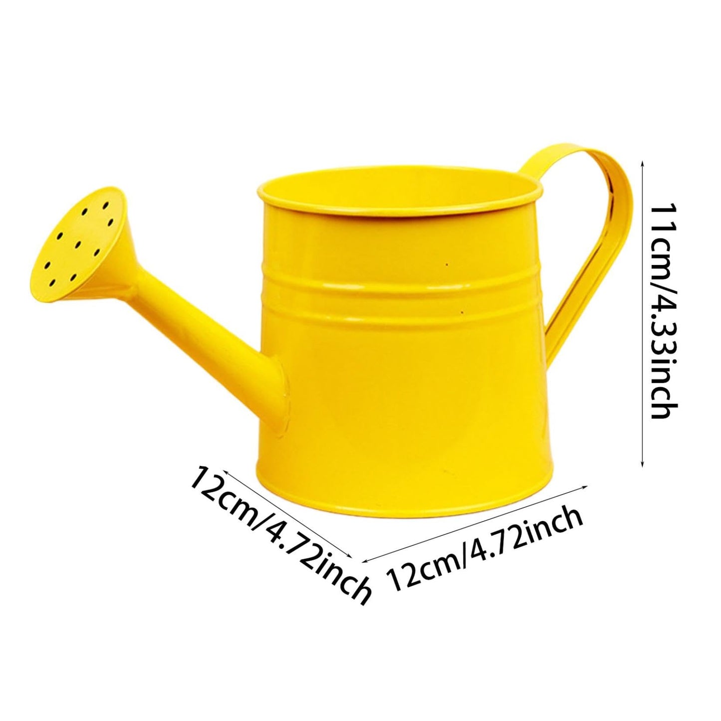 Metal Watering Can with Sprinkler,1L,0.26 Gallon Galvanized Tinplate Small Watering Can for Indoor Outdoor Plants, Garden Tool for Flowers Succulents and Balcony (Sky Blue)