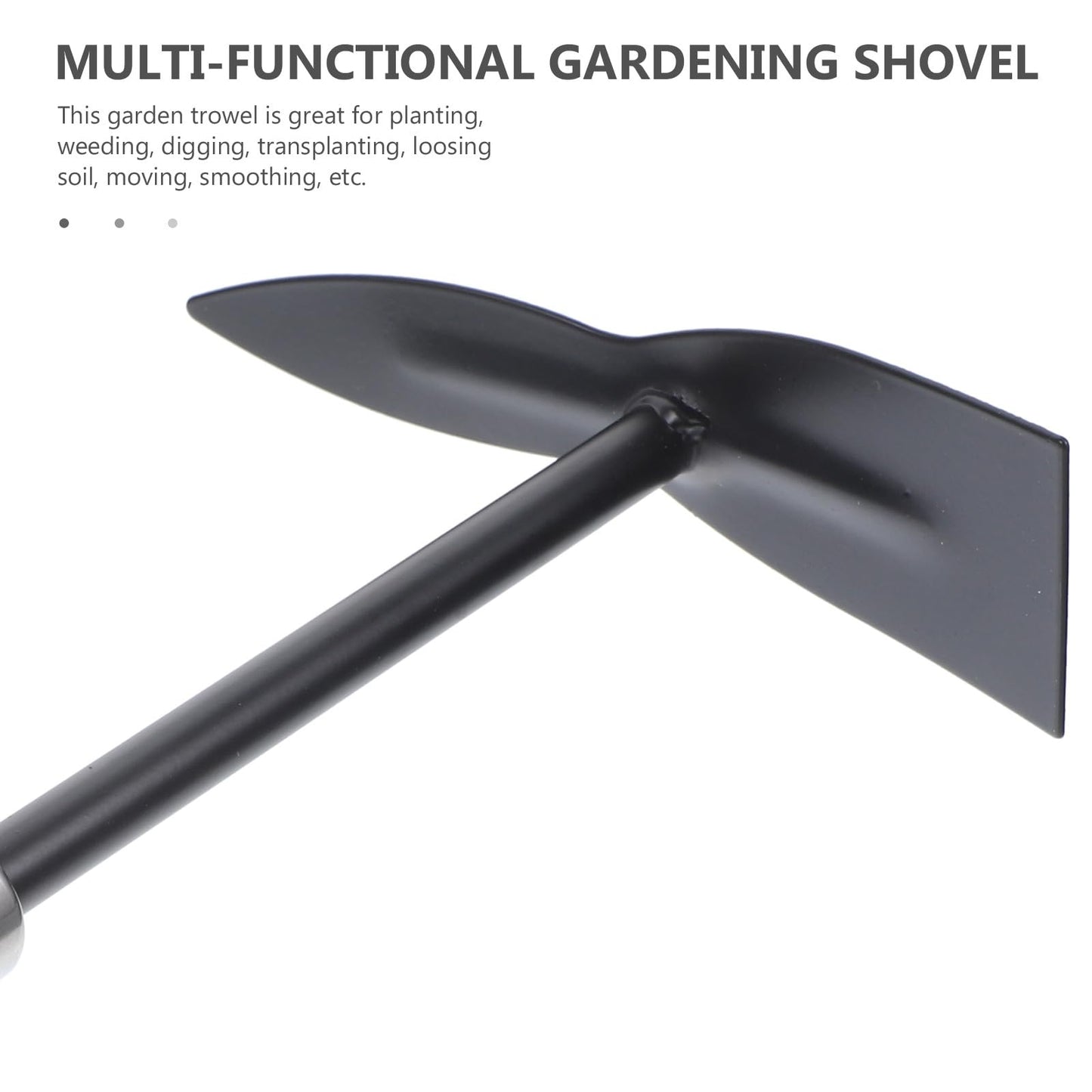 BEBEMOKO 2pcs Small Garden Shovel Hand Trowel for Gardening with Wooden Handle Portable Mini Shovel for Planting and Digging Soil in Garden and Flower Pots