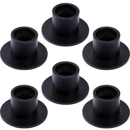 Aglary 6PCS Black Taper Candle Holders, Matte Iron Candlestick Holders Centerpieces for Home Decoration, Wedding Anniversary, Party, Housewarming Gifts.
