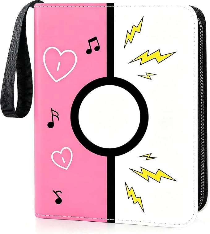 Collectible Trading Card Albums, 400 Card Holders with 50 Removable Sleeves, Portable 4 Pockets Collectible Trading Card Binder, PU Card Collection Binder for MTG, TCG, Sport Card, Game Cards
