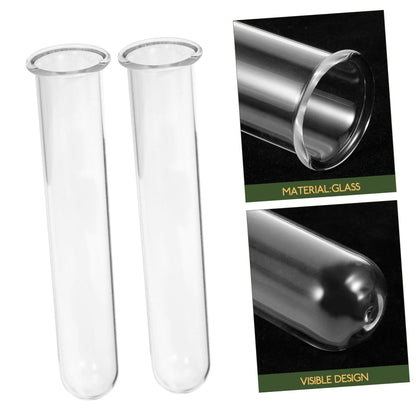 KESYOO 4pcs Floral Tubes for Water Plants Glass Test Tube Vases Hydroponic Garden Plant Cuttings Home Decor
