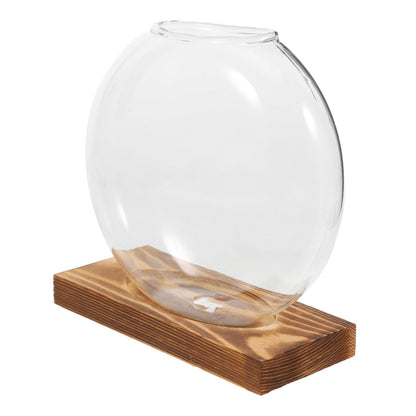 BESTonZON 1piece Modern Plant Decor Hydroponic Vase Glass Terrarium Jar Terrarium Container Creative Propagation Vase Plant Window