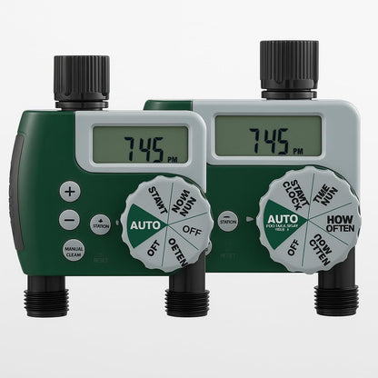 2-Pack Orbit 58910 Digital 2 Outlet Hose Faucet Timer