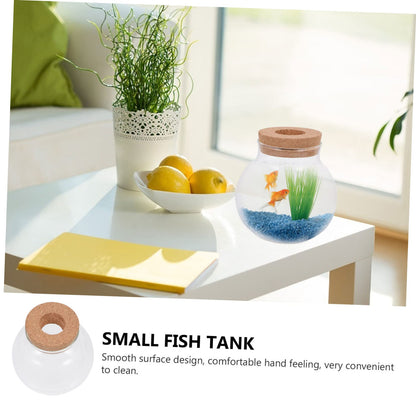 SEWOART Delicate Glass Terrarium Bottle for Moss Plants and Landscapes Decorative Desktop Ornament for Home Office Cafe Design Smooth for Easy Cleaning