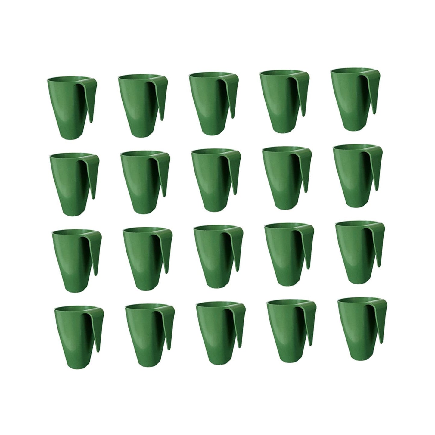 Fonowx 20 Pieces Plant Propagation Cup Fast Transplanting Stem Branching Cup Strawberry Roots Nursery Pot Breathable PP Structure, Size S