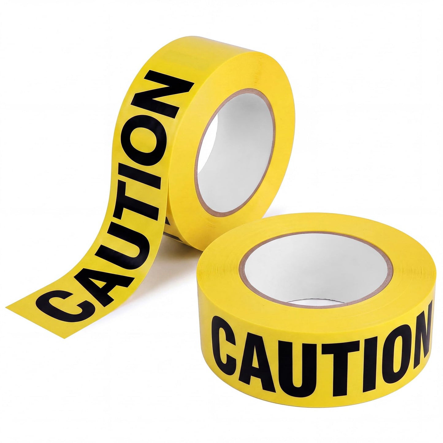 GroTheory Caution Tape 2 Pack, 3" x1000ft Safty Tape Yellow Caution Tape Roll, Halloween Decorations Construction Tape for Danger/Hazard Areas/Crime Scene Halloween Party Decorations