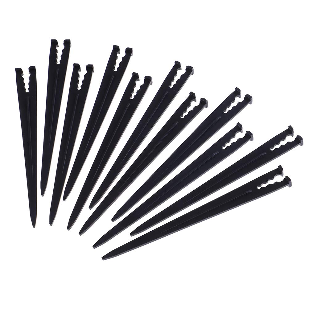 200 Pcs Plastic Irrigation Drip Support Stakes for 1/4-Inch Tubing Hose 4/7 or 3/5 Irrigation Hose Holder&Emitters/Drip Irrigation Kits/Garden Tools for Vegetable Gardens Flower Beds Herbs Garden