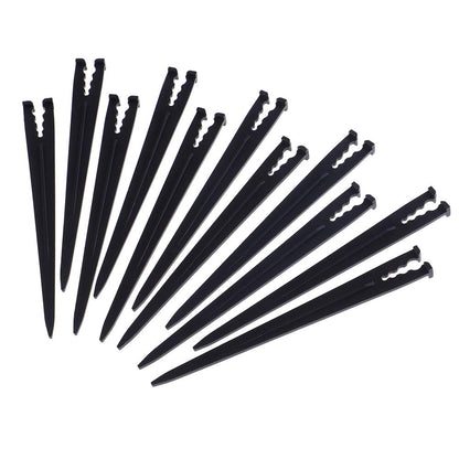 200 Pcs Plastic Irrigation Drip Support Stakes for 1/4-Inch Tubing Hose 4/7 or 3/5 Irrigation Hose Holder&Emitters/Drip Irrigation Kits/Garden Tools for Vegetable Gardens Flower Beds Herbs Garden