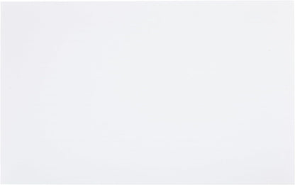Amazon Basics Ruled Lined Index Note Cards, 500 Count, 5 Pack of 100, White, 5 in x 8 in