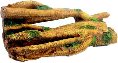 SLOCME Aquarium Resin Tree Trunk Ornament - Fish Tank Wood House Decor, Betta Fish or Other Pets Can Swim Through The Branches