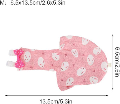 Pet Bird Cute Diaper, Parrot Diaper Flying Costume Reusable Diapers Bird Diapers Flight Suite for Parrots Pigeons Pet Supplies (M Yellow)