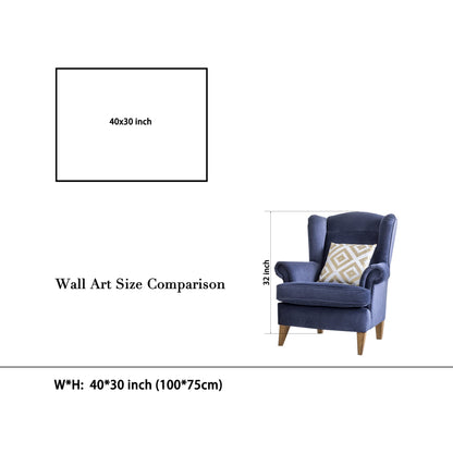 Wieco Art Framed Wall Art Canvas Prints of Almond Blossom by Vincent Van Gogh Paintings Reproduction Abstract Artwork for Wall Decor Golden Frame