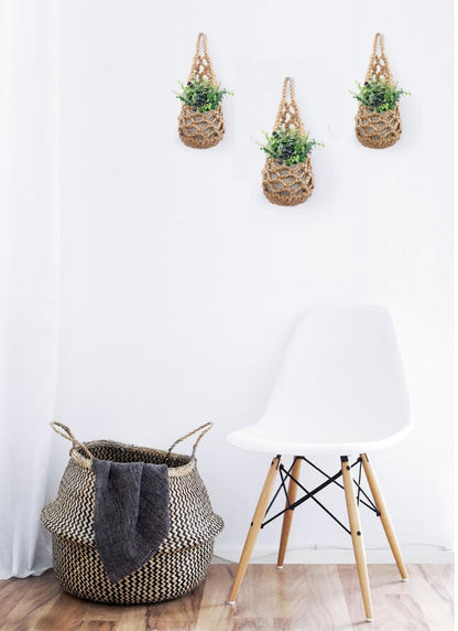 Shineloha 3 Packs Hanging Planters for Indoor Plants up to 4 in., Wall Plant Holder | Plant Hanger Indoor, Wall Planters for Indoor Plants, Hanging Plant (3PK, for 4 inch Pot)