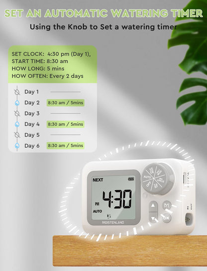 Automatic Watering System, 15 Potted Indoor Houseplants Support Plant Waterer, Vacation Plant Watering Devices, with Digital Programmable Water Timer
