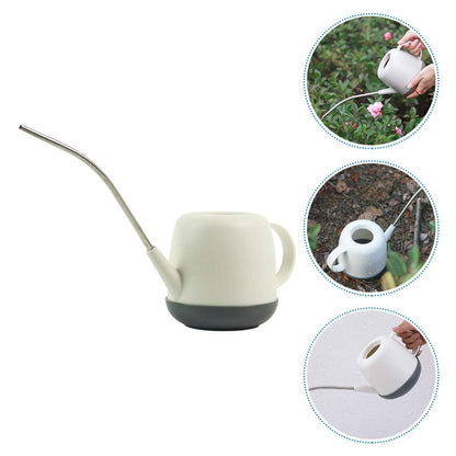 DOITOOL Gardening Watering can with Long Spout 14.17In Lightweight Outdoor Plant Watering Pot Ergonomic Handle Easy Refill Durable Watering Kettle for Lawn and Garden