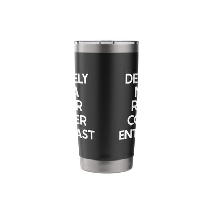 Roller Coaster Enthusiast Saying Tshirt Funny Ironic Humor Stainless Steel Insulated Tumbler