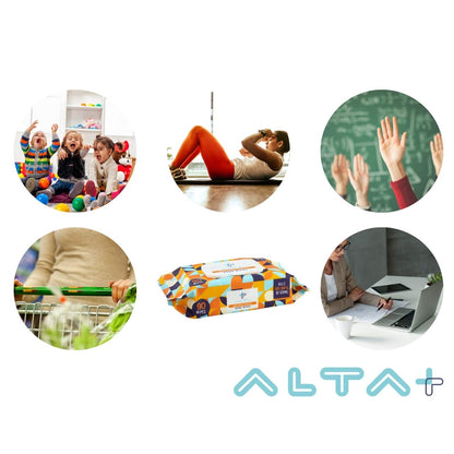 Alta + Antibacterial Hand Wipes 90 Wipes (3) Packs