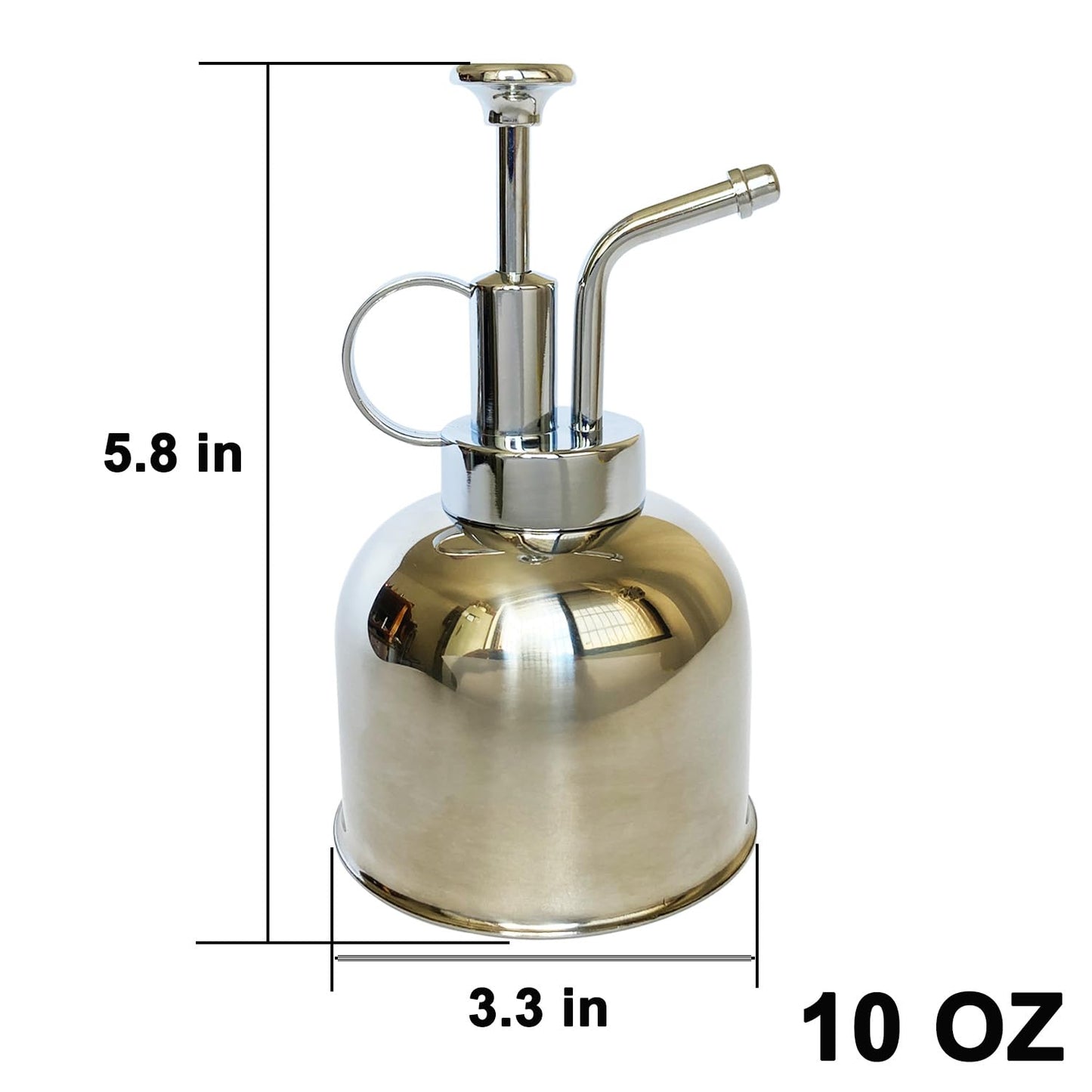Lianshi Stainless Steel Plant Sprayer, Small Watering Can for Indoor Potted Plants