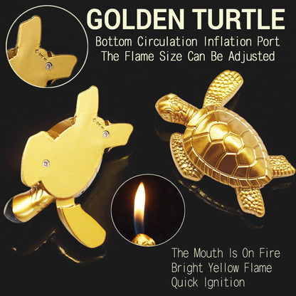 Blanzonic Cute Animal Lighter, Windproof Refillable Adjustable Lighters, Funny Keychain Lighters Gifts for Women, Perfect for Candles, Camping, BBQ (No Butane Fuel Included) (#1)