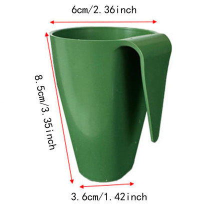 Fonowx 20 Pieces Plant Propagation Cup Fast Transplanting Stem Branching Cup Strawberry Roots Nursery Pot Breathable PP Structure, Size S