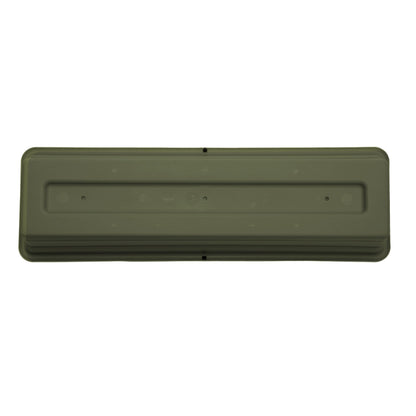 Bloem Dura Cotta Window Box Planter: 18" - Living Green - with Tray, Weatherproof Resin Box, Removable Tray for Indoor & Outdoor Use, Gardening, 2 Gallon Capacity