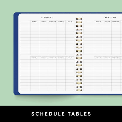 PAPERAGE Academic Planner, Weekly & Monthly Planner & Calendar, 12-Months, July 2026 - June 2027, (9.5" x 11"), School & Student Planning Agenda with Tabs, Bonus Pages & Inner Pocket, Marigold
