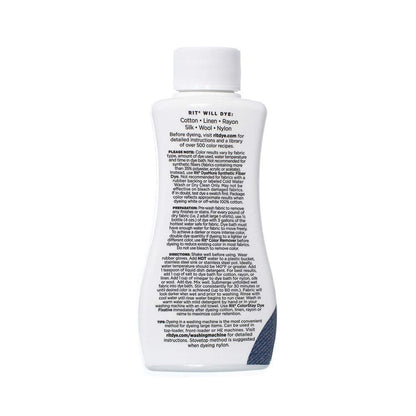 Rit Dye Liquid – Wide Selection of Colors – 8 Oz. (Navy Blue)