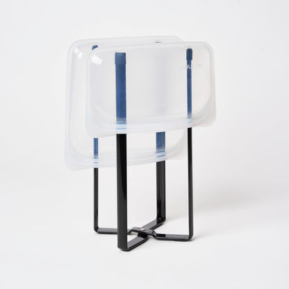 YAMAZAKI home 6785 Kitchen Multi Eco Stand-Multifunctional Plastic Bag Holder, One Size, Black