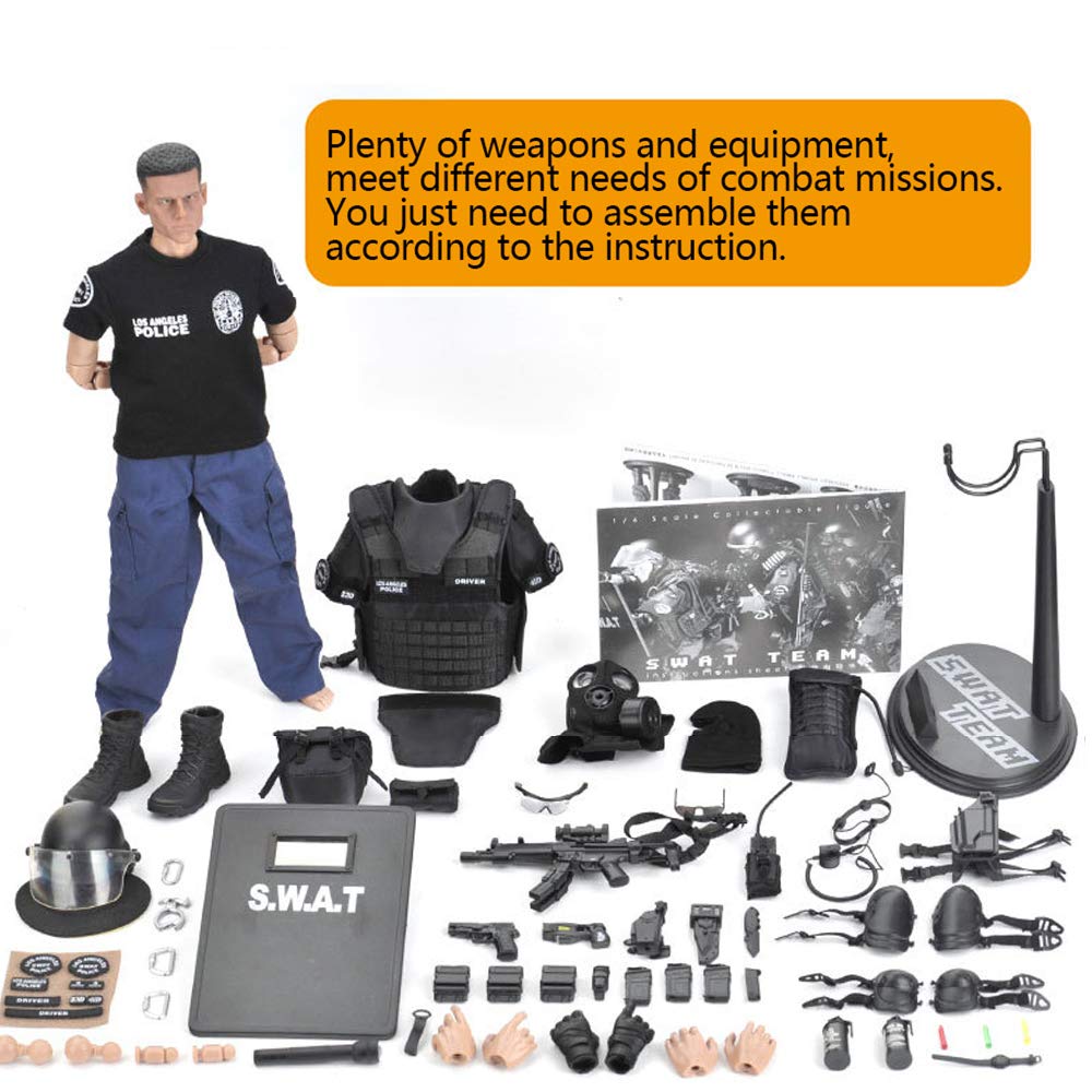 YEIBOBO ! Highly Detail Special Forces 12inch Action Figure SWAT Team (Point-Man)