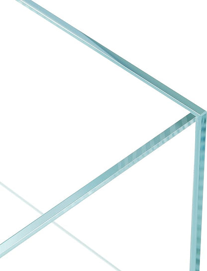 LANDEN 20C 2 Gallon Cube Rimless Low Iron Clear Aquarium Tank, All Glass Aquarium,Small Betta Fish Tank,W7.8×D7.8×H7.8 in(20x20x20cm) 5mm Thickness with Nano Foam Leveling Mat