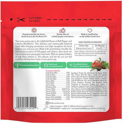 LAFEBER'S Hey!Berries for Guinea Pigs 5 oz (Bell Pepper and Cilantro)