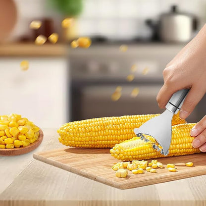 2026 Upgraded Corn Peeler, Stainless Steel Corn Cob Stripper Tool Corn Thresher from the Cob, Fast Corn Cob Separator (3 PCS)