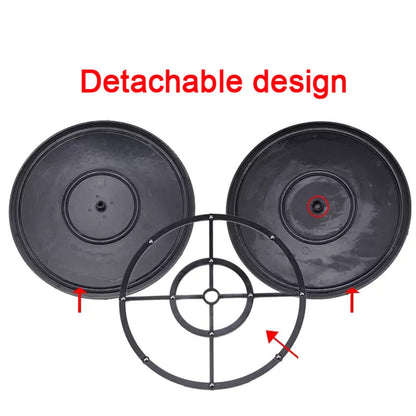 Lazy Susan Swivel Turntable, Swivel Stand Rotating Tray, 360 Degree Rotating Platform With Steel Ball Bearings, Flat Base Stand, For Flat Panel Monitor, TV, Painting, Display, Potted Plants (Size : 2