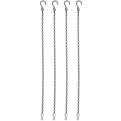 Foraineam 24 Pack 19.7 Inches Hanging Chains Garden Plant Hangers for Bird Feeders, Planters, Billboards, Lanterns and Ornaments