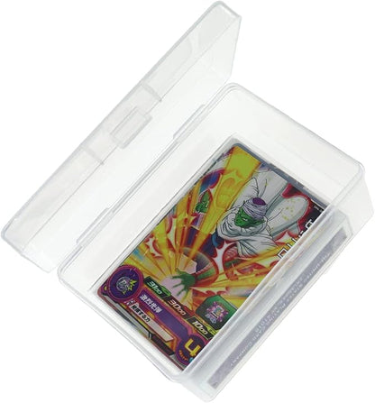 Plastic UNO Card Box Case, High Capacity Playing Card Case Holder Storage Box, Clear Card Deck Case (NO Cards) (Set of 8)