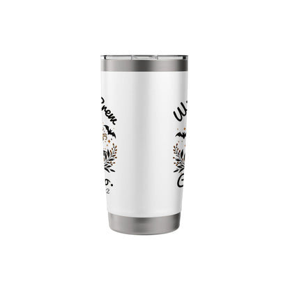 Halloween Witches Brew 20oz Travel Cup Bottle Spooky Coffee Stainless Steel Insulated Tumbler