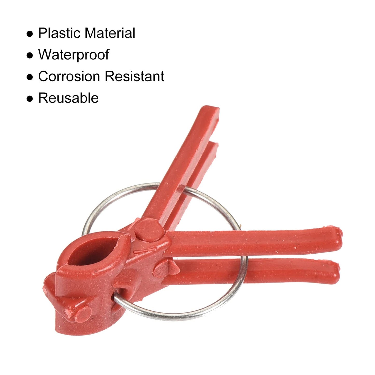 MECCANIXITY Plant Grafting Clips Plastic Curved Mouth Garden Clamps Fixing Connects Gardening Tool for Vegetable Vine Pack of 150