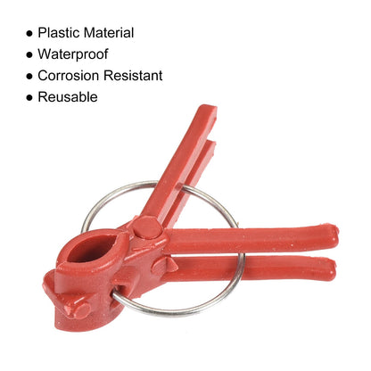 MECCANIXITY Plant Grafting Clips Plastic Curved Mouth Garden Clamps Fixing Connects Gardening Tool for Vegetable Vine Pack of 150
