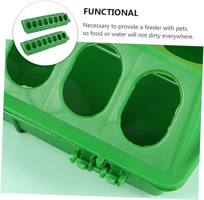 VICASKY 2pcs Energy Food Tank Bird Seed No Mess Feeder for Outdoor Birds and Pigeons