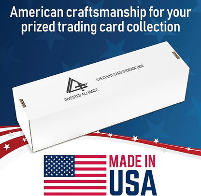 Premium Trading Card Box Storage For Sports, Baseball, Football, Basketball, MTG & TCG Collector | Baseball Card Storage Boxes & Organizer For Magic Sorter Bulk. Sports Holder For Collection.