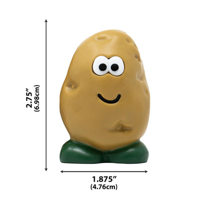Joie Spud Dude Potato Brush, Vegetable and Fruit Scrubber, Produce Cleaner, Cute Kitchen Gadget, Dishwasher Safe