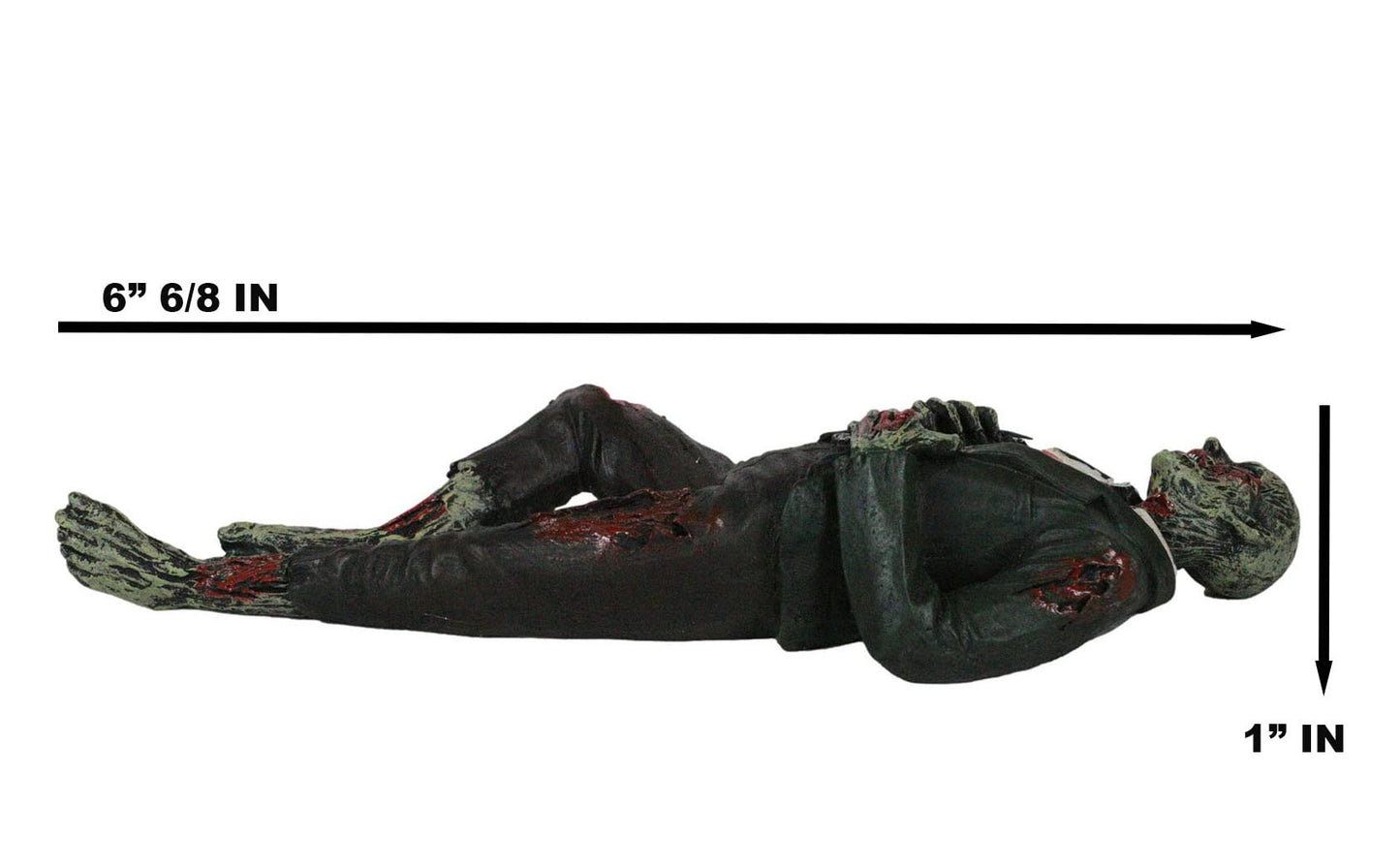 Ebros Gift Walking Dead Walker Hunter Impaled Zombie Pen Holder - 6.75"L Office Desktop Pencil Holder