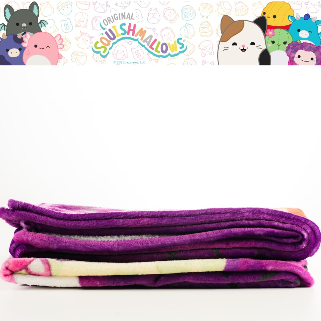 Collectibles Squishmallows Halloween Bedding Super Soft Cozy Plush Throw, 46 in x 60 in, (Officially Licensed Product) by Franco