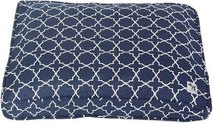 Molly Mutt Dog Crate Pad Cover, 100% Cotton Canvas Cover for Dog or Puppy Crate Bed, Durable, Washable, and Free of Harmful Chemicals, Pre-Shrunk, 36"x24"x2.5", Romeo & Juliet